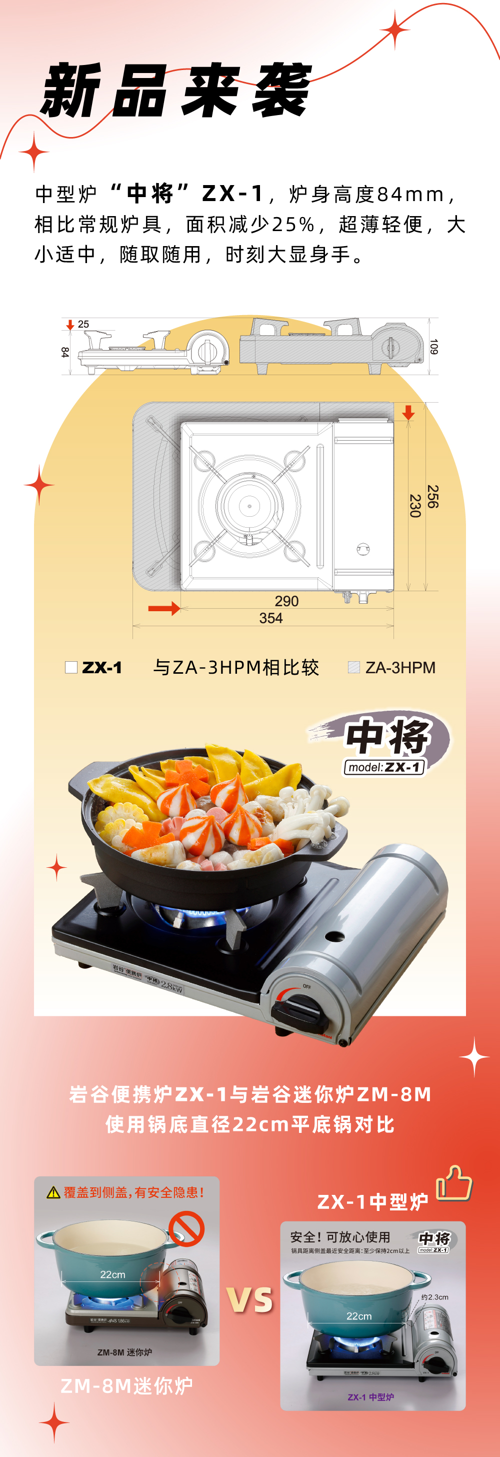 乐动手机在线官网-乐动（中国）便携炉ZX-1，炉身高度84mm，相比常规炉具，面积减少25%，
超薄轻便，大小适中，随取随用，时刻大显身手。